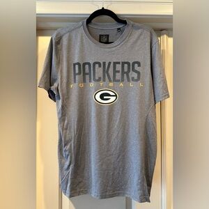 NFL Team Apparel Gray Packers Shirt NWOT Men’s Size Medium